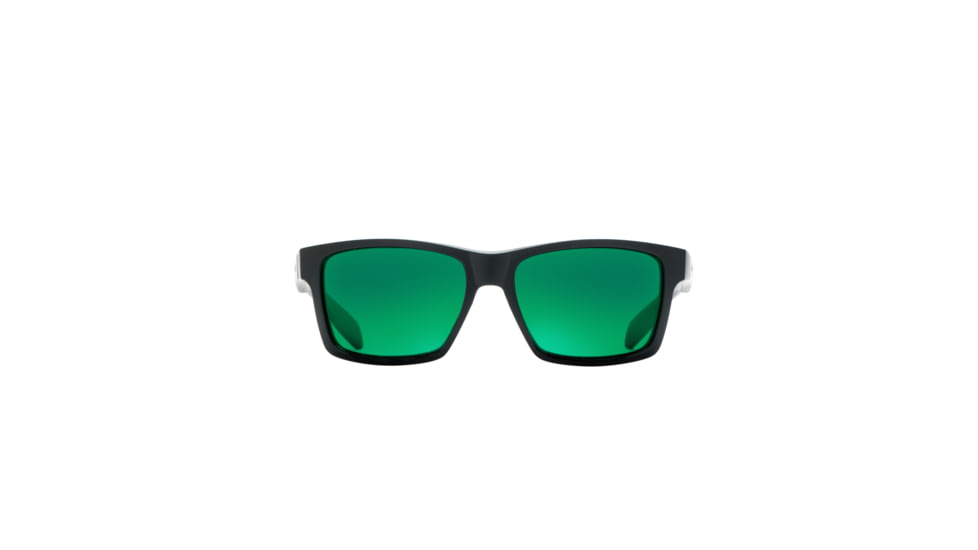 Native Eyewear Flatirons, Matte Black Frame, Green Reflex Lens, 172 302 529