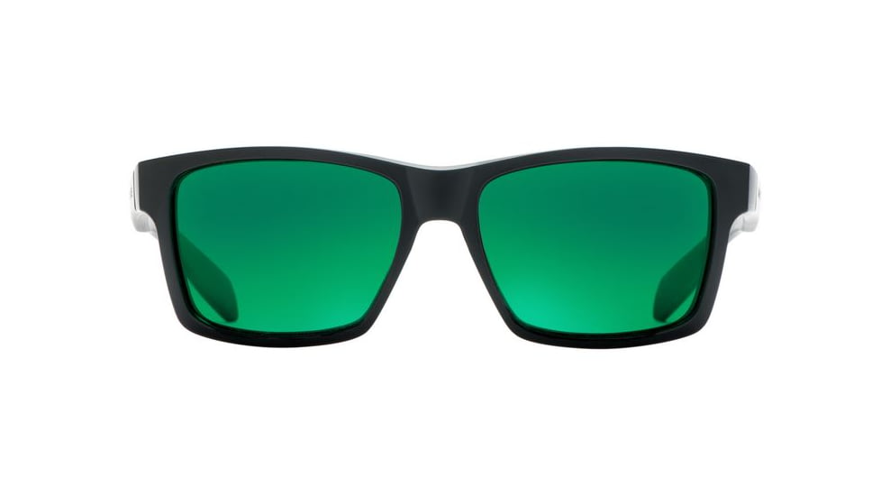 Native Eyewear Flatirons Sunglasses,Asphalt Frame,Green Reflex Lens,Polarized,172 302 529