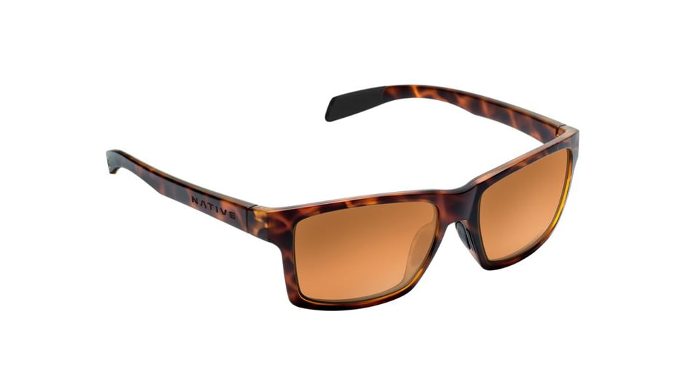 Native Eyewear Flatirons Sunglasses, Desert Tort Frame, Bronze Reflex Lens, Polarized, 172 312 527