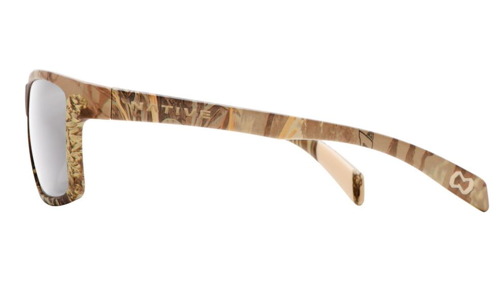 Native Eyewear Flatirons Sunglasses,Realtree MAX-1 Camo Frame,Gray Lens,Polarized,172 396 523