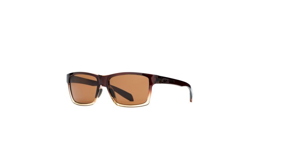 Native Eyewear Flatirons, Stout Fade Frame, Brown Lens, 172 383 524