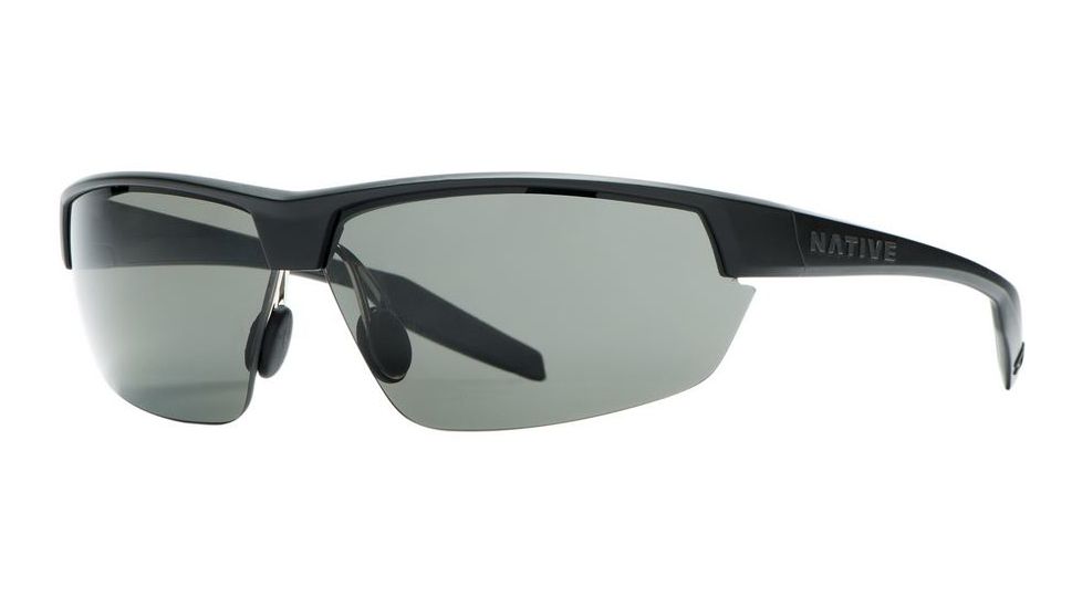 Native Eyewear Hardtop Ultra Sunglasses,Asphalt Frame,Gray Lens,Polarized,171 302 523