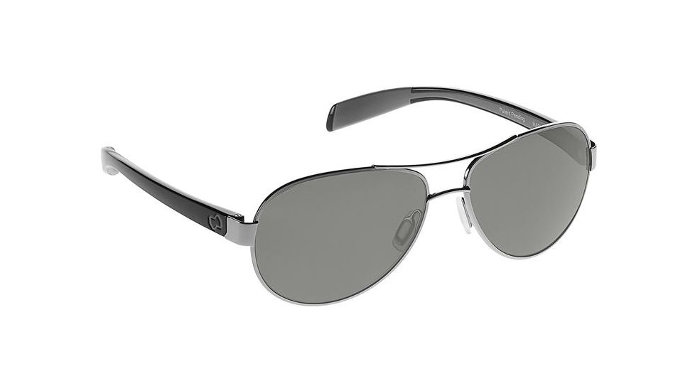Native Eyewear Haskill Sunglasses, Chrome/Iron/Gray Frame, Gray Lens, Polarized, 164 377 523