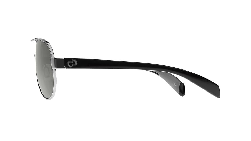 Native Eyewear Haskill Sunglasses, Chrome/Iron/Gray Frame, Gray Lens, Polarized, 164 377 523