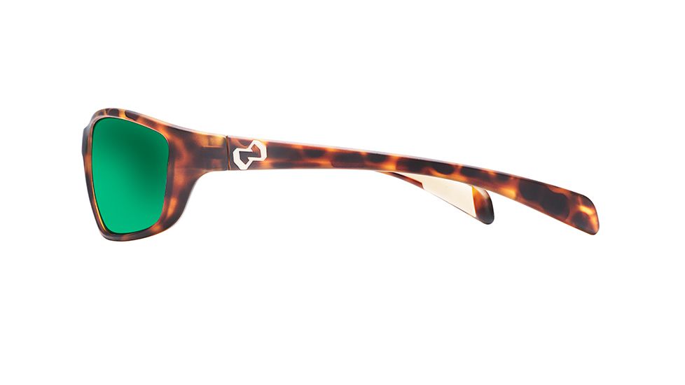 Native Eyewear Kodiak Sunglasses,Desert Tort Frame,Green Reflex Lens,Polarized,159 312 529