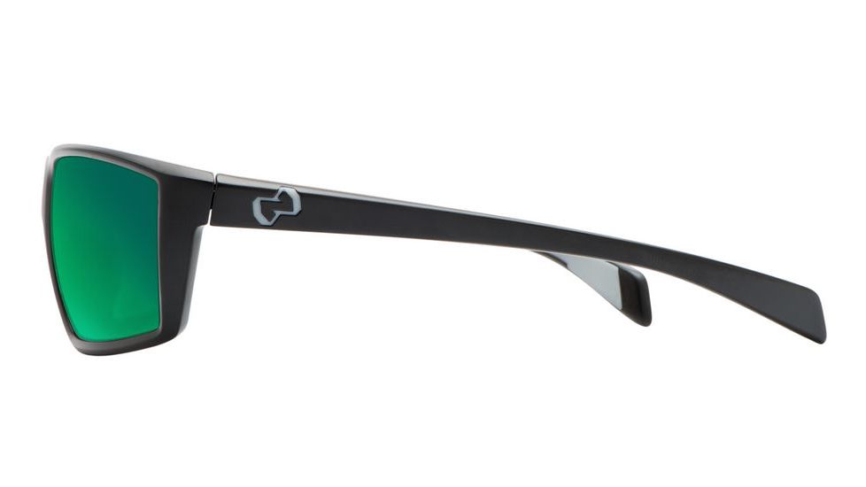 Native Eyewear Sidecar Sunglasses,Asphalt Frame,Green Reflex Lens,Polarized,158 302 529