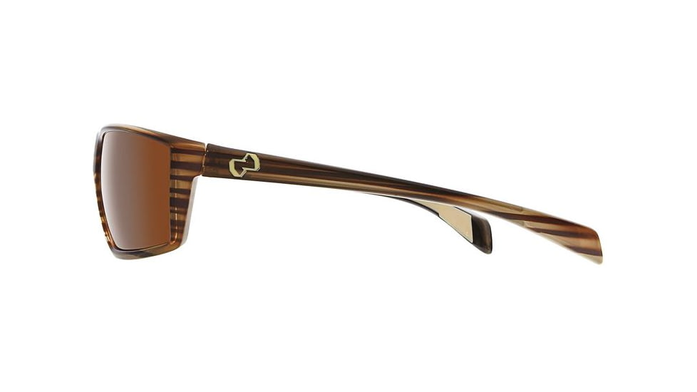 Native Eyewear Sidecar Sunglasses, Wood Frame, Brown Lens, Polarized, 158 361 524