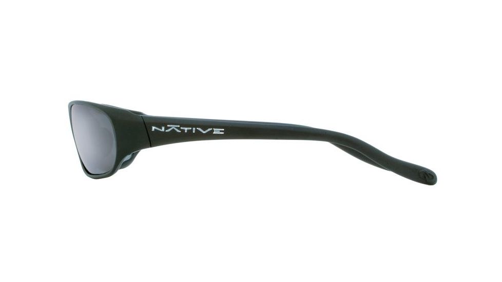 Native Eyewear Throttle Sunglasses, Asphalt Frame, Gray Lens, Polarized, 124 302 502
