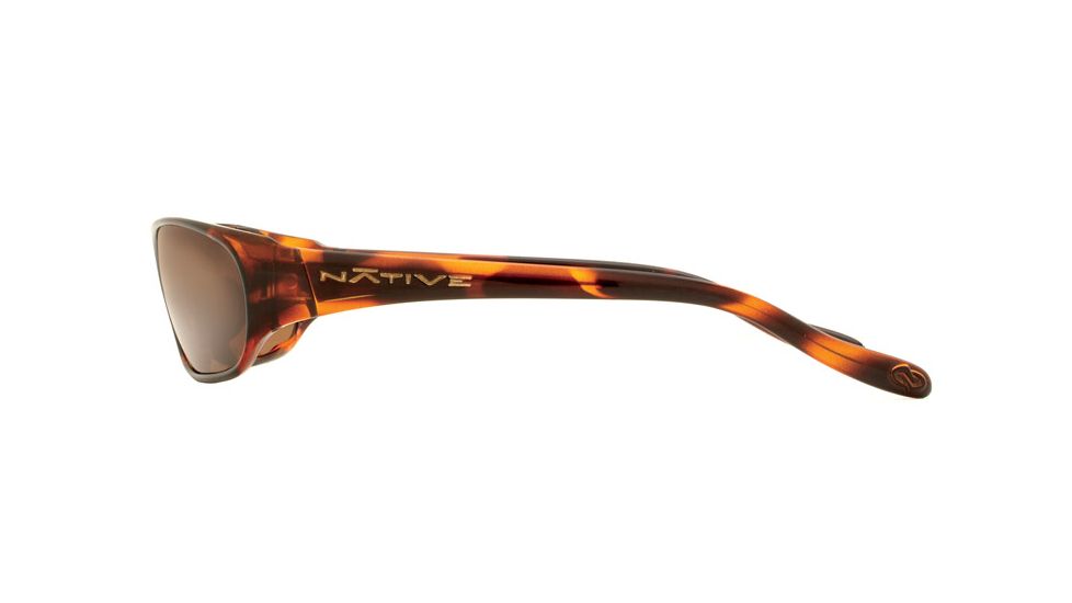 Native Eyewear Throttle Sunglasses,Maple Tort Frame,Brown Lens,Polarized,124 342 515