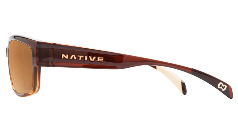 Native Eyewear Toolah Sunglasses,Pale Ale Frame,Brown Lens,Polarized,174 330 524
