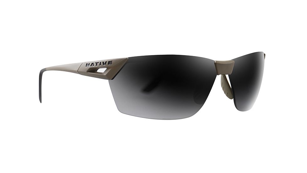 Native Eyewear Vigor AF, Desert Tan Frame, Gray Lens, 194 936 523