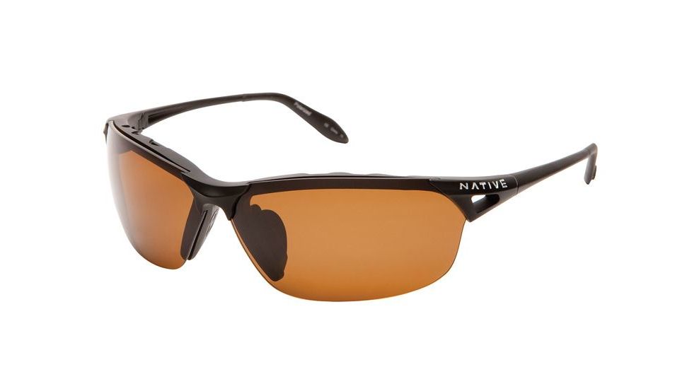 Native Eyewear Vigor Sunglasses, Asphalt Frame, Brown Lens, Polarized, 139 302 515