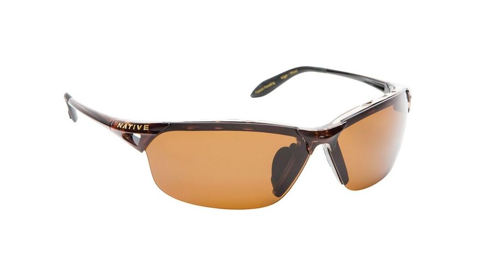Native Eyewear Vigor Sunglasses, Wood Frame, Brown Lens, Polarized, 139 361 515