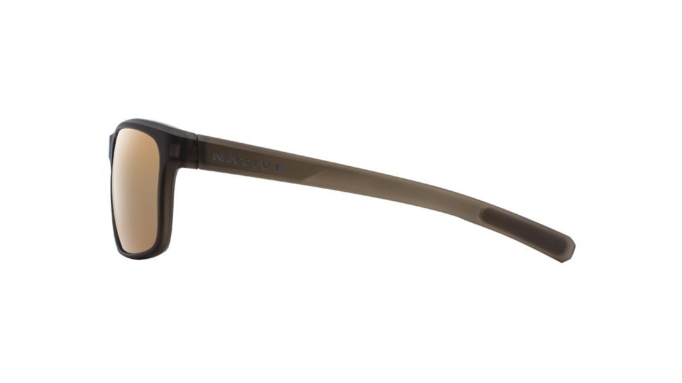 Native Eyewear Wells, Dark Crystal Brown Frame, Bronze Reflex Lens, 190 913 527
