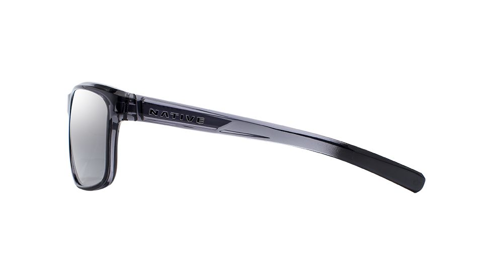 Native Eyewear Wells, Dark Crystal Gray Frame, Silver Reflex Lens, 190 929 528