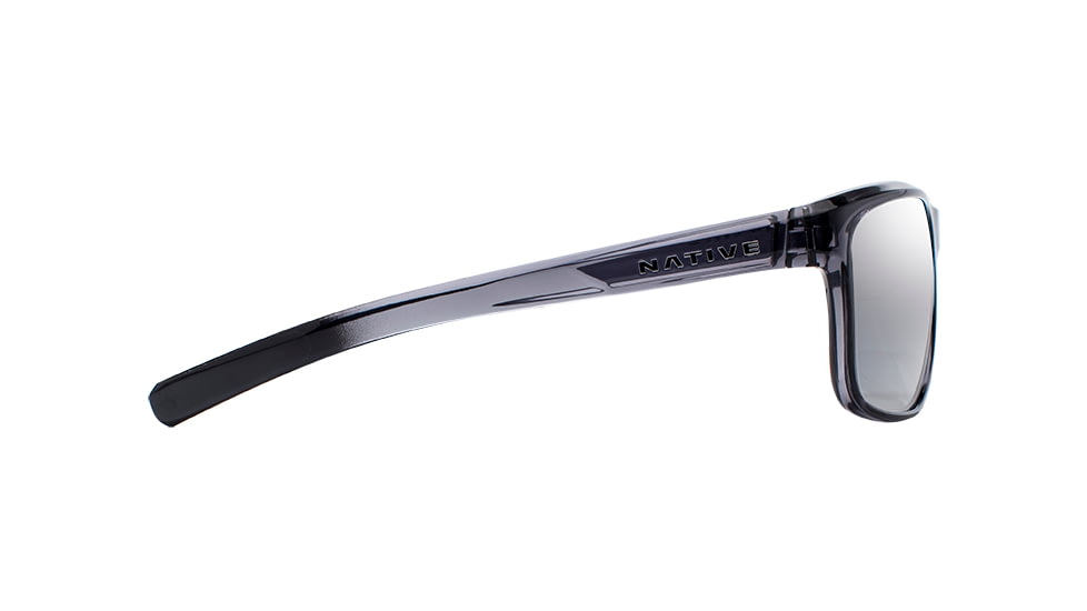 Native Eyewear Wells, Dark Crystal Gray Frame, Silver Reflex Lens, 190 929 528