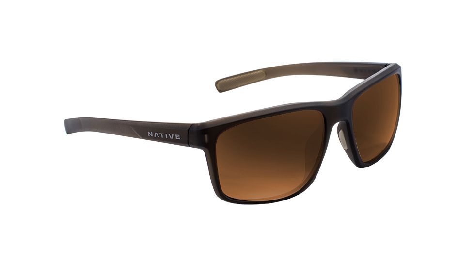 Native Eyewear Wells, Matte Brown Crystal Frame, Brown Lens, 190 913 524