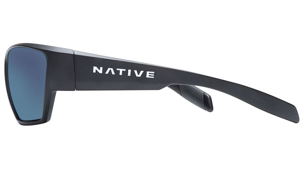 Native Eyewear Wolcott Sunglasses,Asphalt Frame,Blue Reflex Gray Lens,Polarized,181 302 526
