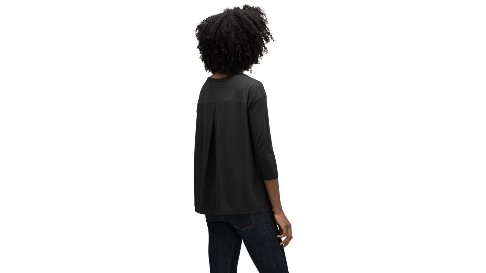 Nau Basis Boatneck Shirt - Long Sleeve - Women's, Caviar, Medium, 588W01-002-M