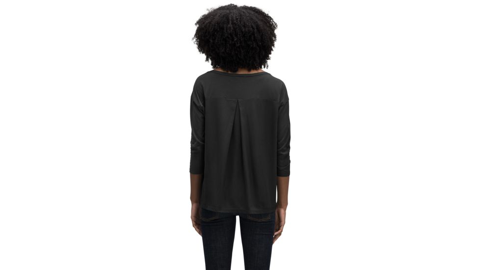 Nau Basis Boatneck Shirt - Long Sleeve - Women's, Caviar, Medium, 588W01-002-M