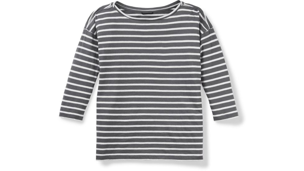 Nau Basis Boatneck Shirt Stripe - Long Sleeve - Women's, Cape Stripe, Small, 588W02-052-S