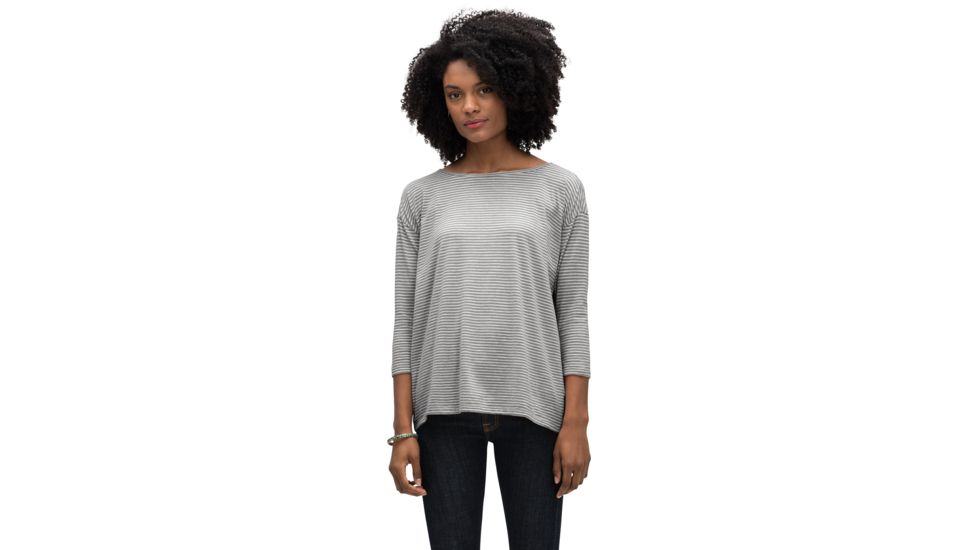 Nau Basis Boatneck Shirt Stripe - Long Sleeve - Women's, Cape Stripe, Small, 588W02-052-S