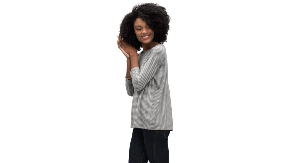 Nau Basis Boatneck Shirt Stripe - Long Sleeve - Women's, Cape Stripe, Small, 588W02-052-S