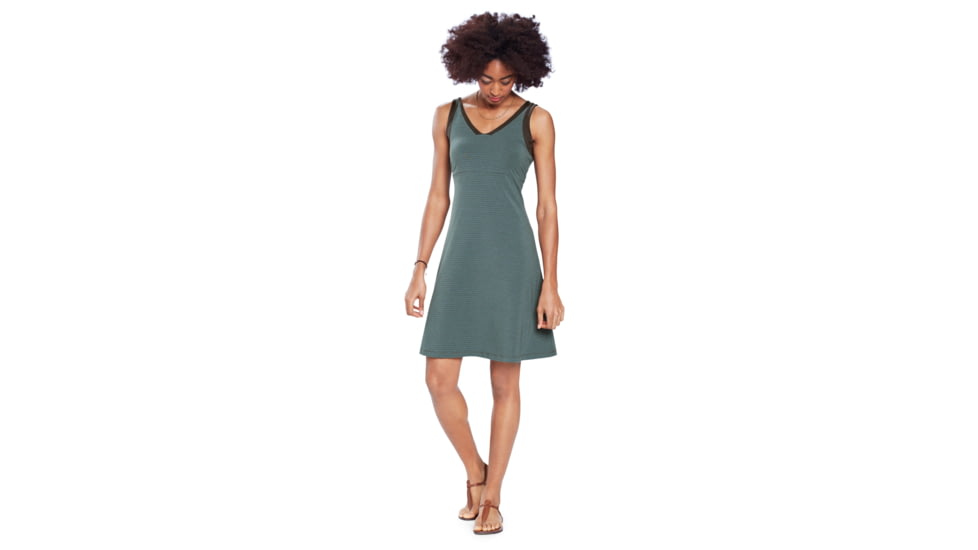 Nau Double Back Dress Stripe - Women's-Tobac Stripe-Small