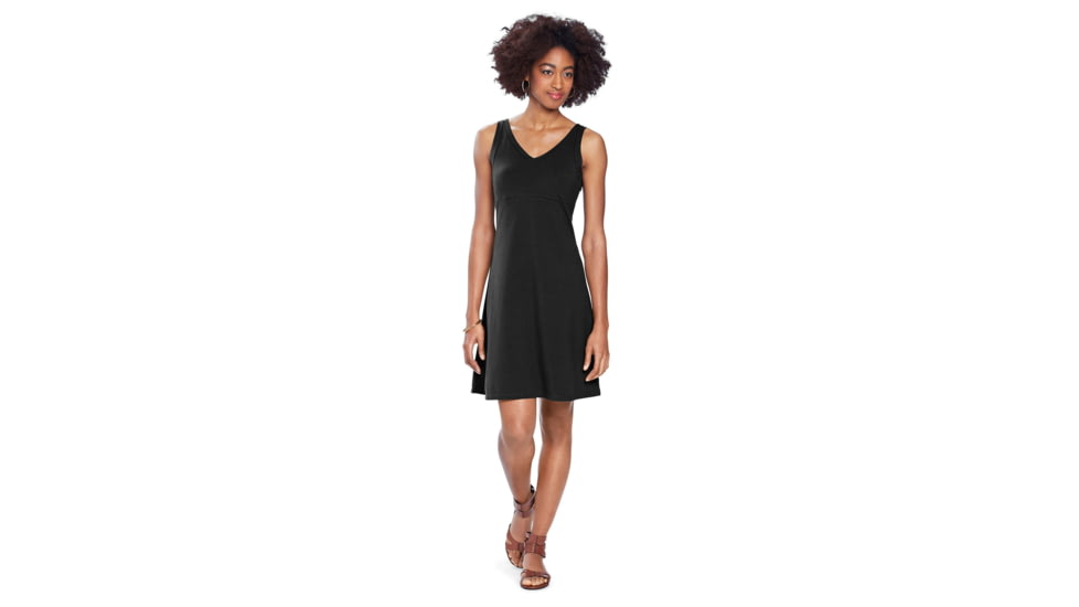 Nau Double Back Dress - Women's-Caviar-Small