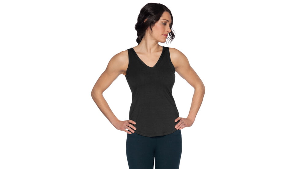 Nau Double Back Tank - Women's-Caviar-X-Small
