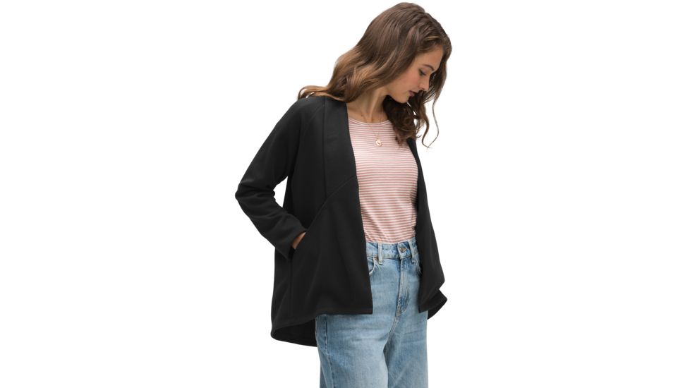 Nau Hyperspacer Cardigan - Women's, Caviar, Large, 733W01-002-L