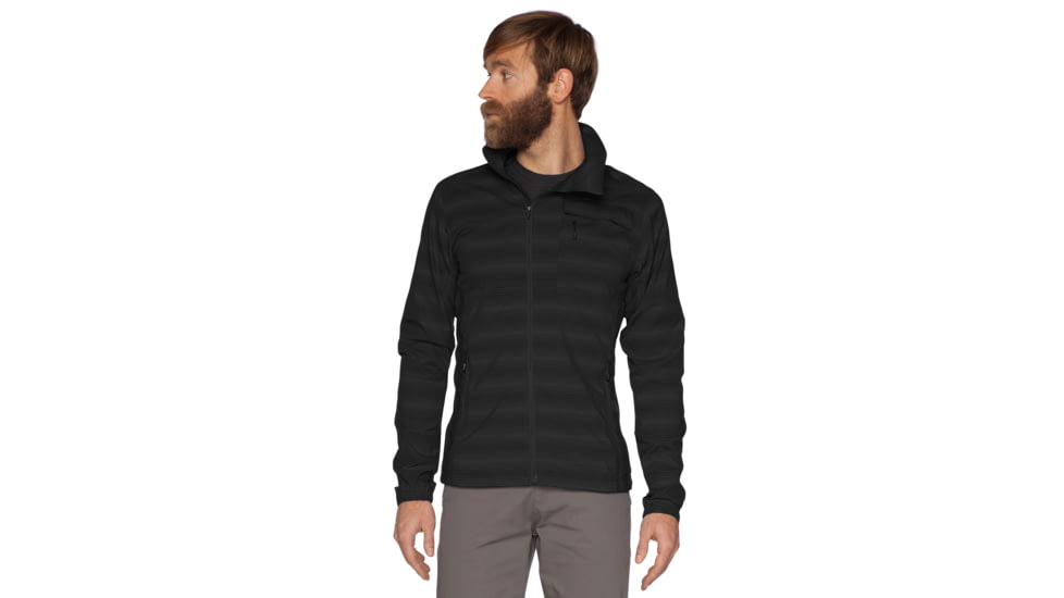 Nau Lightbeam Jacket - Men's-Caviar Stripe-Small