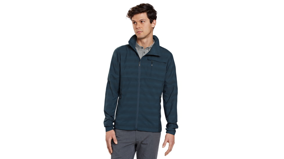 Nau Lightbeam Jacket - Men's-Indigo Stripe-Medium