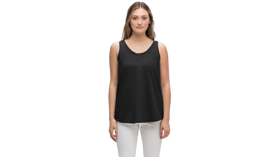 Nau Strie Henley Tank - Women's, Caviar, Small, 722W01-002-S