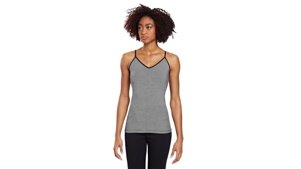 Nau Stylus Strappy Tank - Women's-Caviar Stripe-Small