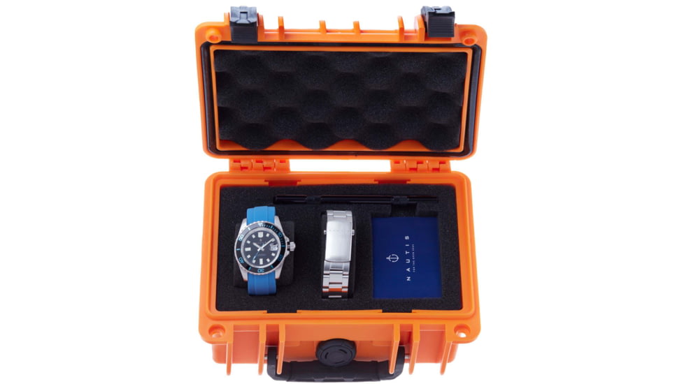 Nautis Interceptor Watch Box Set w/Interchangable Bands &amp; Date Display, Light Blue, One Size, 19161G-A