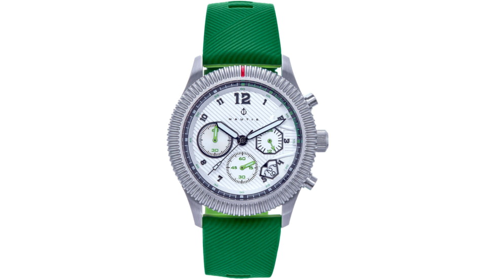 Nautis Meridian Chronograph Strap Watch w/Date, Green, One Size, NAUN100-4