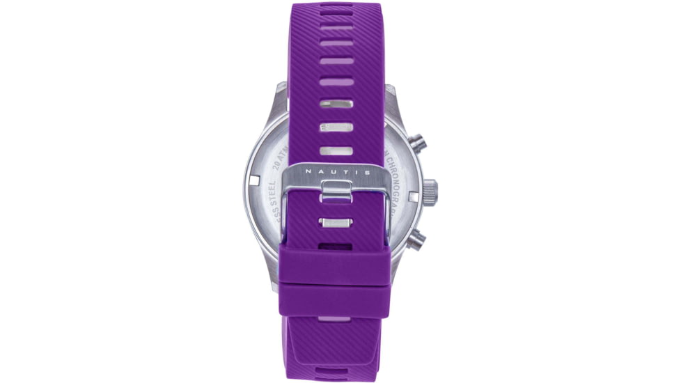 Nautis Meridian Chronograph Strap Watch w/Date, Purple, One Size, NAUN100-6