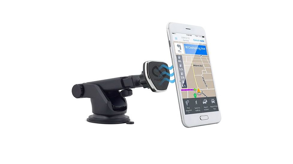 Naztech MagBuddy Dash Telescopic Mount, Black, Black, 1 Year Limited Warranty, NAZ-36672