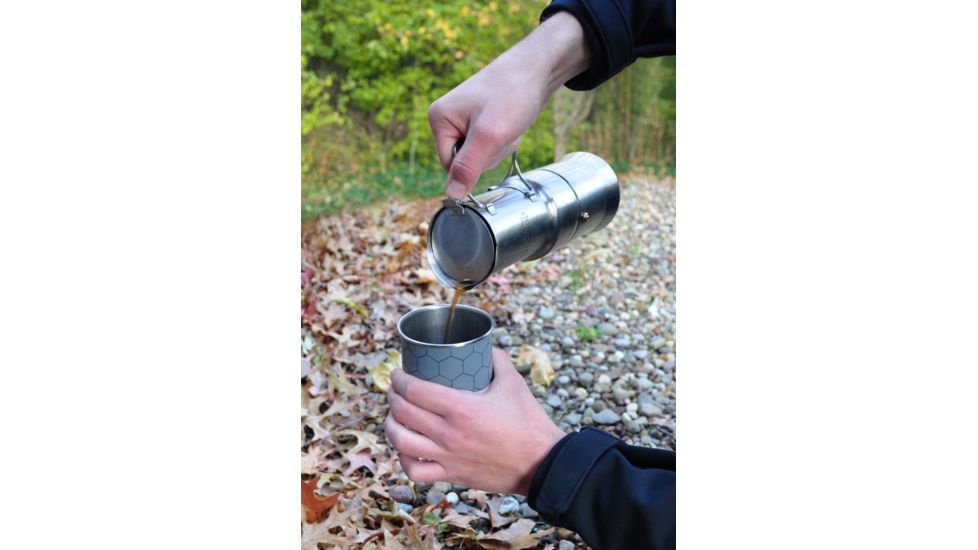 nCamp Cafe, Silver, Small, NCM10ESUS