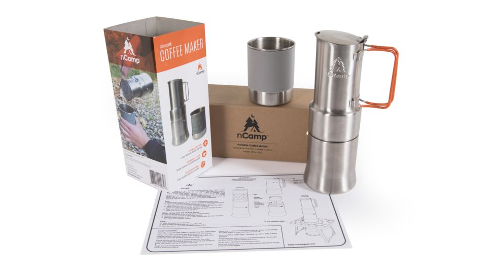 nCamp Cafe, Silver, Small, NCM10ESUS