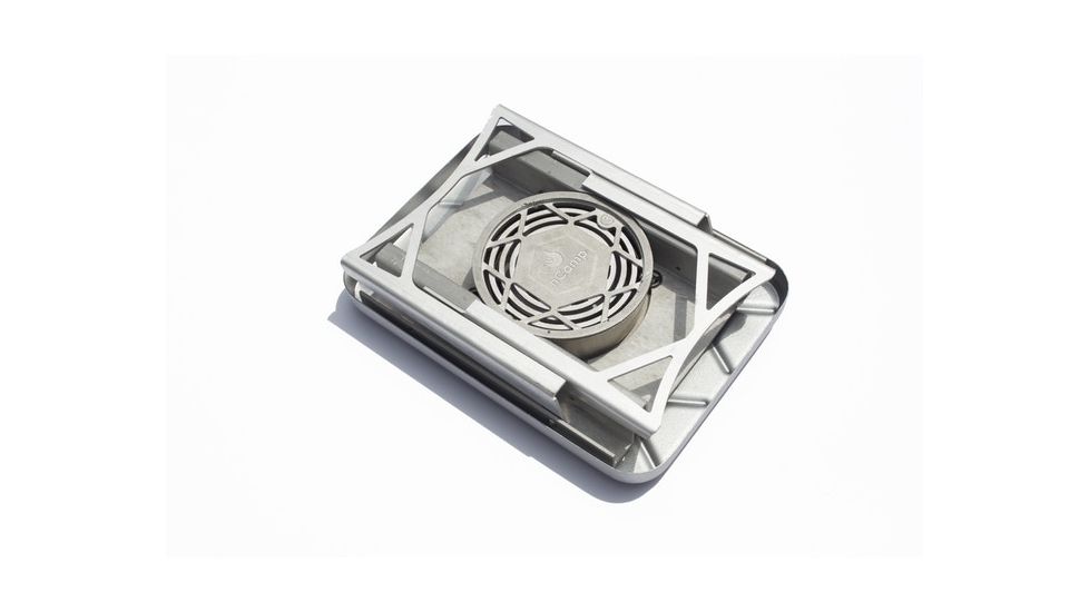 nCamp Wood Burning Stove, Silver, Small NST09WBUS