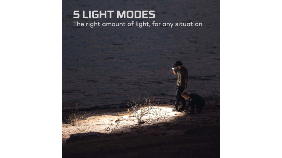 Nebo 12K USB-C Rechargeable Flashlight w/ Power Bank, 12000 Lumens, Black, NEB-FLT-1007