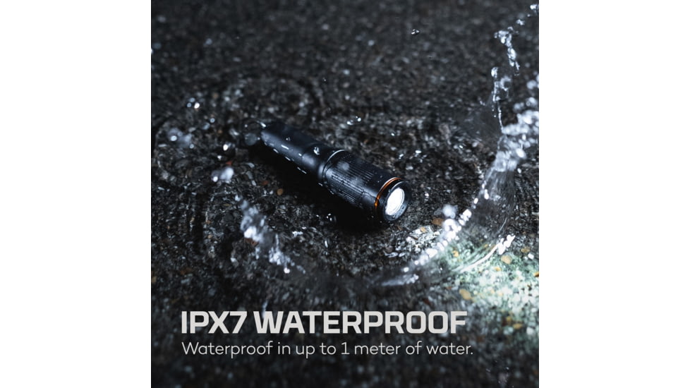 Nebo Columbo Keychain LED Flashlight, AAA, White, 100 Lumens, Black, NEB-POC-1003