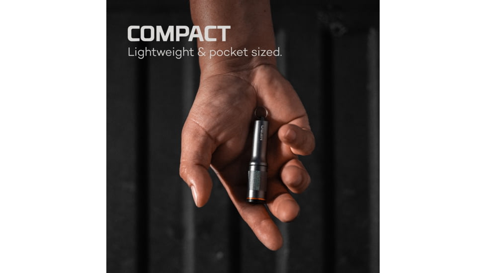 Nebo Columbo Keychain LED Flashlight, AAA, White, 100 Lumens, Black, NEB-POC-1003