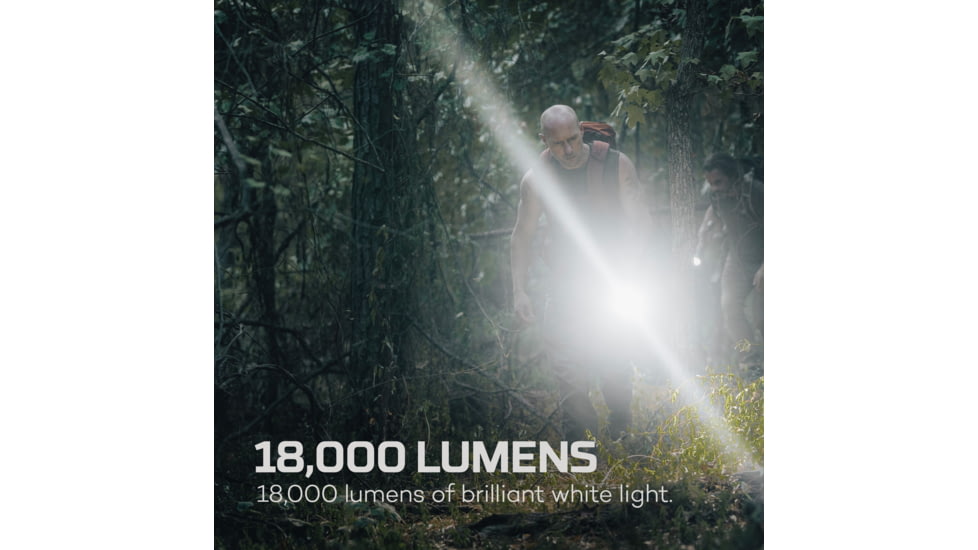 Nebo Davinci Flashlight, Li-ion Battery, White LED Spot Light, 18000 Lumens, NEB-FLT-1068