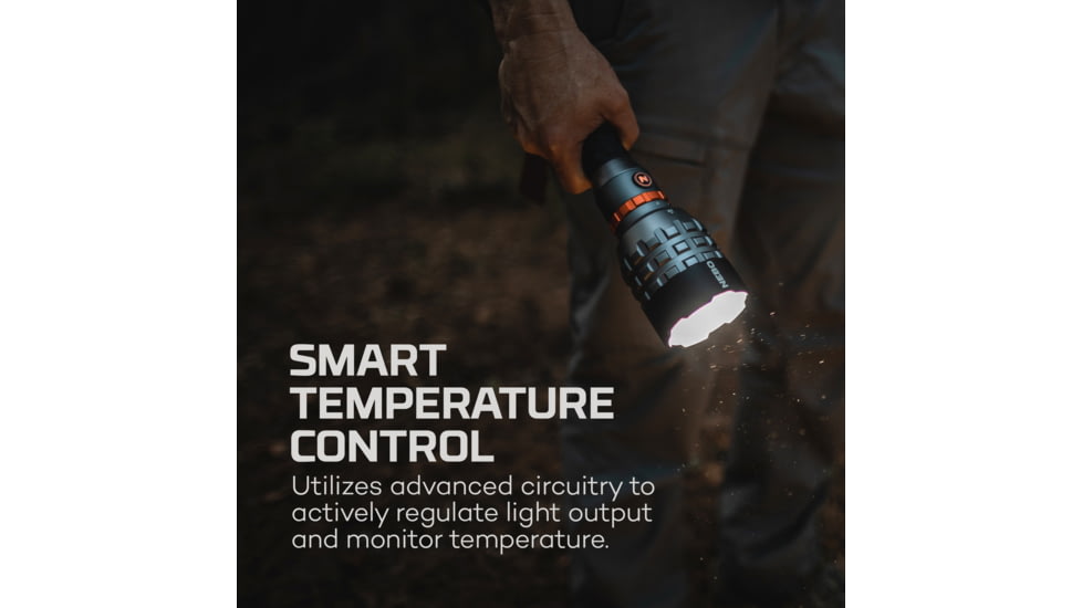 Nebo Davinci Flashlight, Li-ion Battery, White LED Spot Light, 18000 Lumens, NEB-FLT-1068