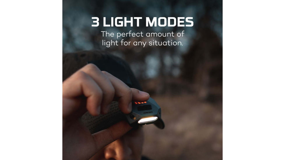 Nebo Einstein Cap Rechargeable Cap Light w/ Wave Activation, Black, NEB-HLP-0004