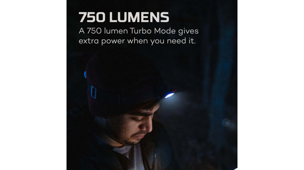 Nebo EINSTEIN 750 Headlamp Li-ion 750 Lumens Headlamp, Black, NEB-HLP-0009