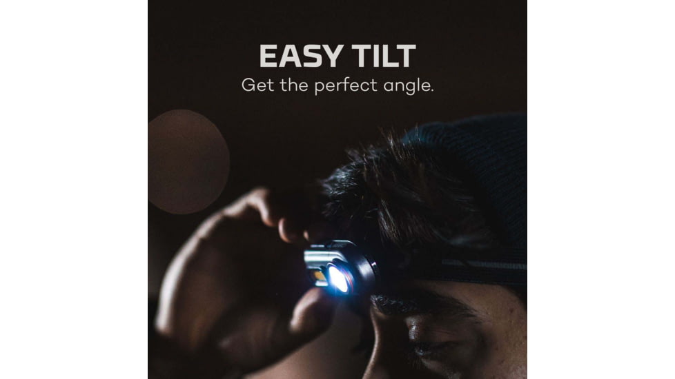 Nebo EINSTEIN Li-ion 400 Lumens LED Headlamp, Black, NEB-HLP-0005